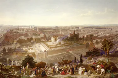 Jerusalem in her Grandeur, engraved by Charles Mottram
